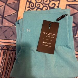 NVGTN Aqua Blue Activewear Leggings